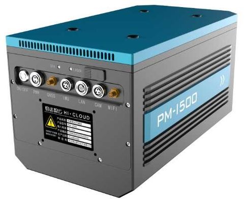 hohe Präzision 4.4kg bewegliches LiDAR-System PM-1500 PRR100-2000kHz