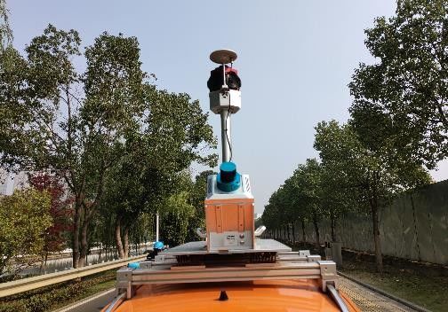 Fahrzeug 30MP Resolution HiScan-C brachte LiDAR-System bewegliches LiDAR-Diagramm an