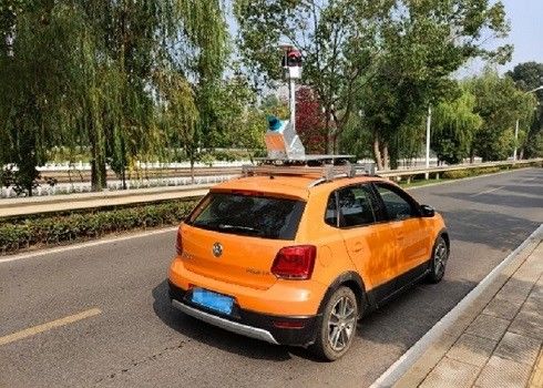 30M Pixels Mobile 3D Laser-Scannen-Maß-Systeme HiScan-C für Straße als aufgebaute Übersicht